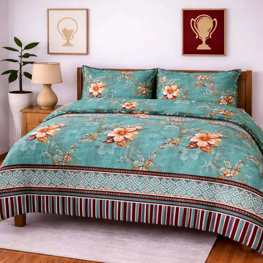 3pc Cotton Bedsheet Set WF-364
