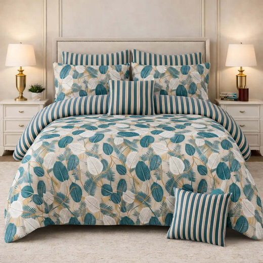 7 Pcs  Comforter Set Mh-855