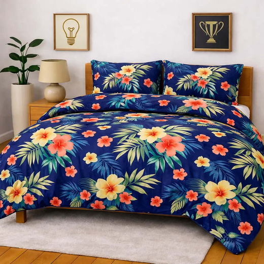 3pc Cotton Bedsheet Set WF-313