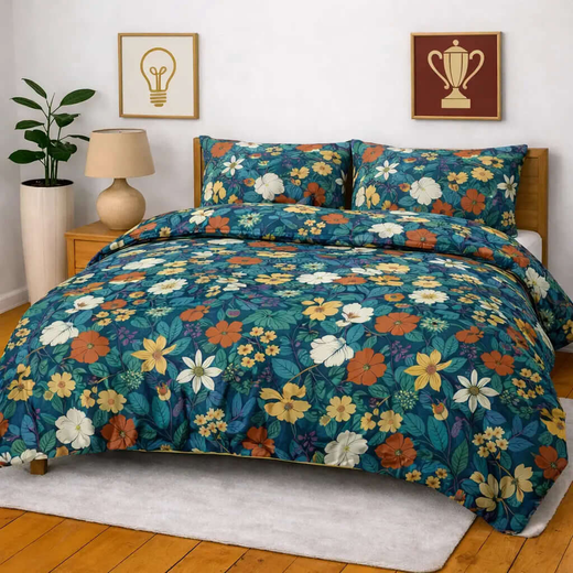 3pc Cotton Bedsheet Set WF-304