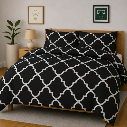 Pure Cotton 3pc Bedsheet Set WF-453