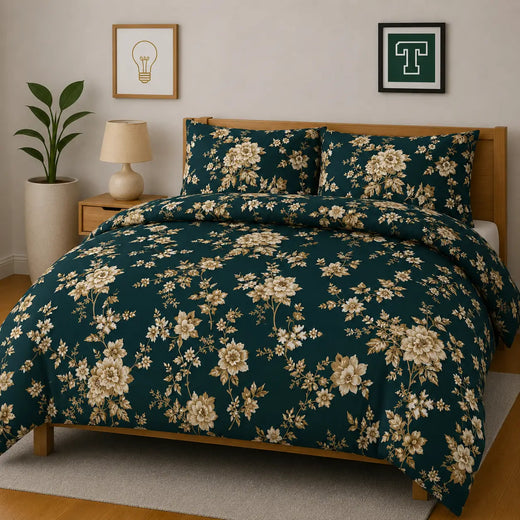 Pure Cotton 3pc Bedsheet Set WF-451