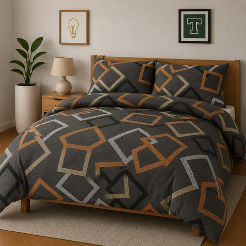 Pure Cotton 3pc Bedsheet Set WF-444