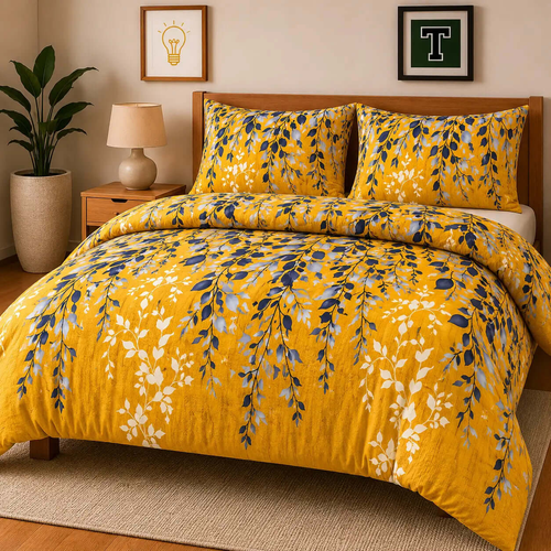Cotton 3pc Bedsheet Set WF-437