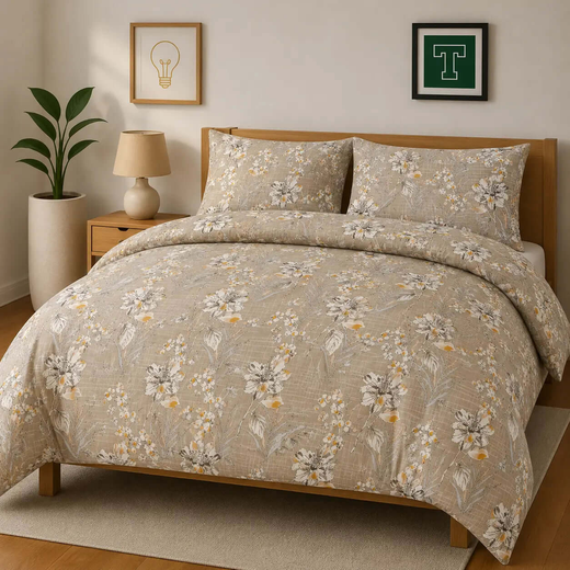 Cotton 3pc Bedsheet Set WF-432