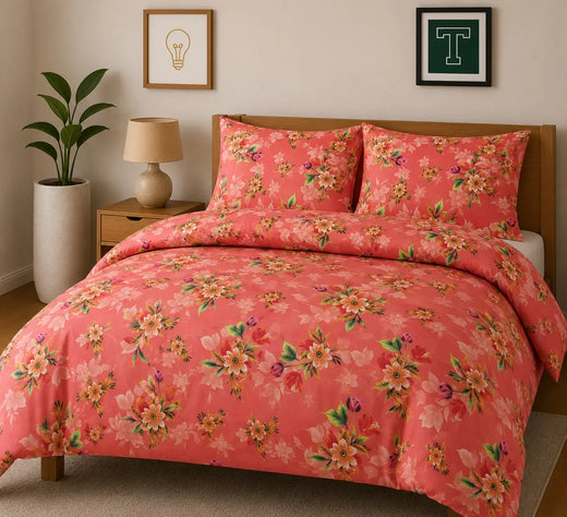 Cotton 3pc Bedsheet Set WF-422