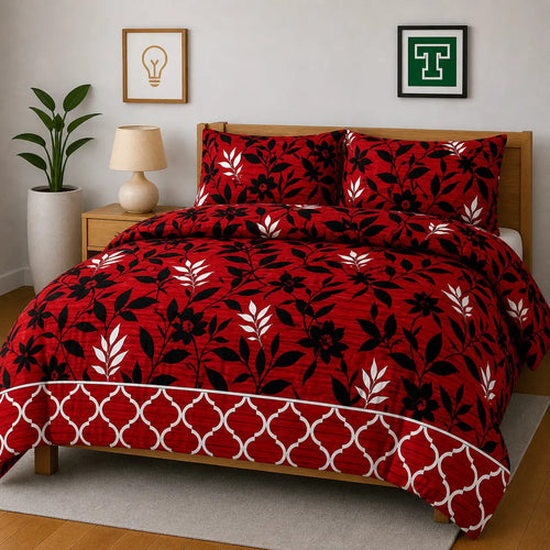 Pure Cotton 3pc Bedsheet Set WF-396