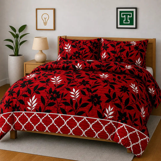 Pure Cotton 3pc Bedsheet Set WF-396