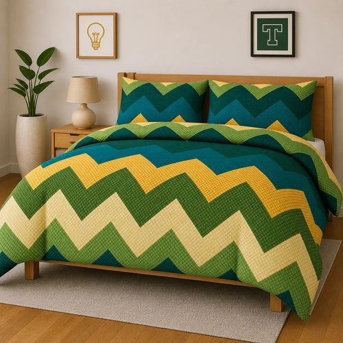 Pure Cotton 3pc Bedsheet Set WF-382