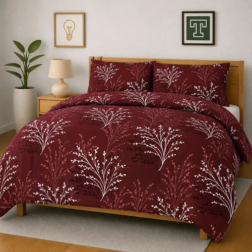 Pure Cotton 3pc Bedsheet Set WF-383