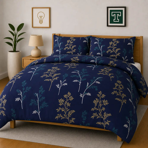 Pure Cotton 3pc Bedsheet Set WF-376