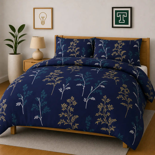 Pure Cotton 3pc Bedsheet Set WF-376