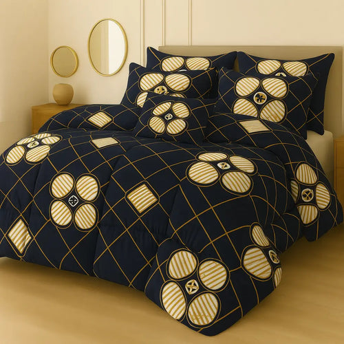Winter Razai/Quilt 7pc Set Pure Cotton WR-2583