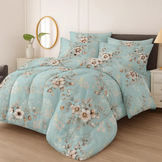 Winter Razai/Quilt 7pc Set Pure Cotton WR-2597