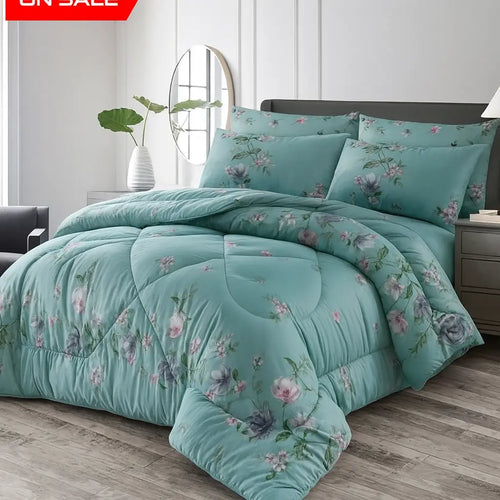 Salma Hassan Winter Quilt/Razai Set WR-2548 (Heavy polyester Filling)