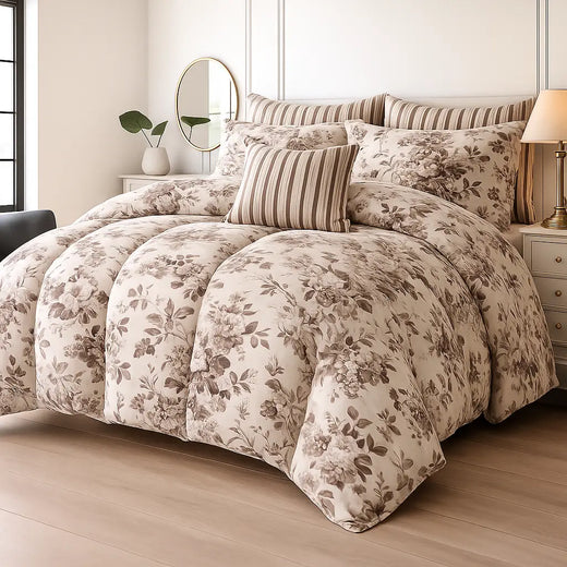 Winter Razai/Quilt 7pc Set Pure Cotton WR-2615