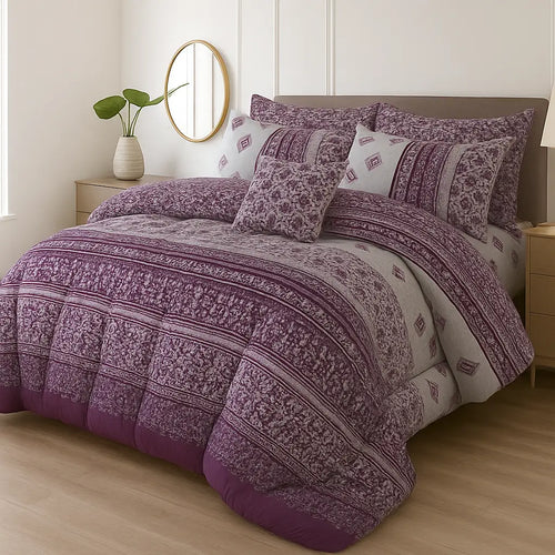 Winter Quilt/Razai Set WR-2550 (Heavy polyester Filling)