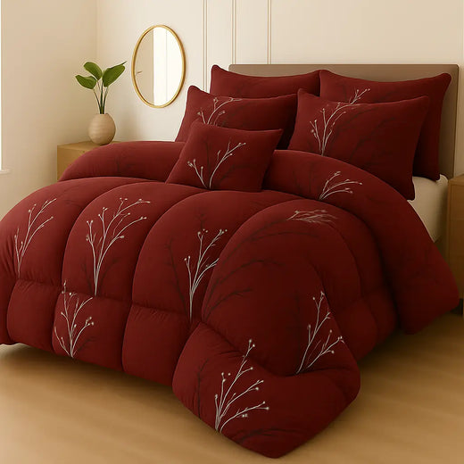 Winter Quilt/Razai Set WR-2551 (Heavy polyester Filling)