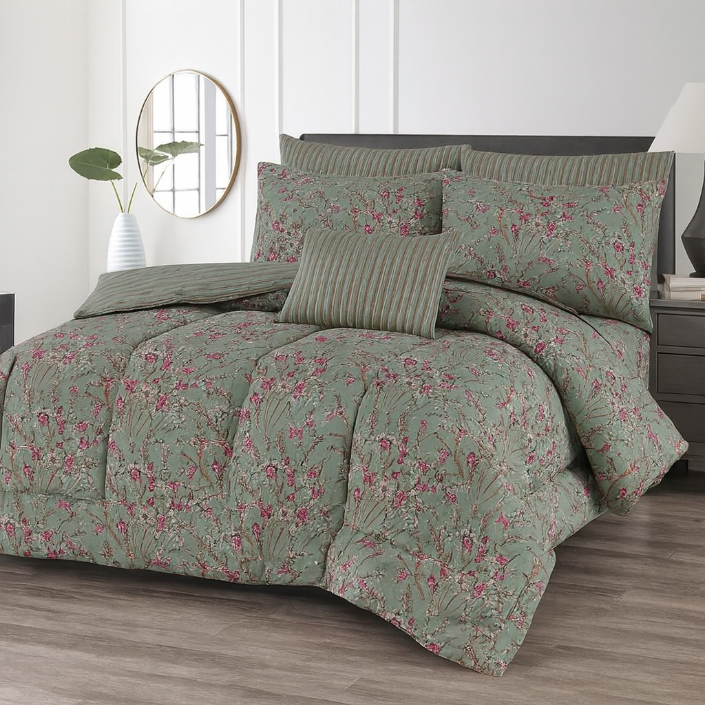 Winter Quilt/Razai Set WR-2542 (Heavy polyester Filling)
