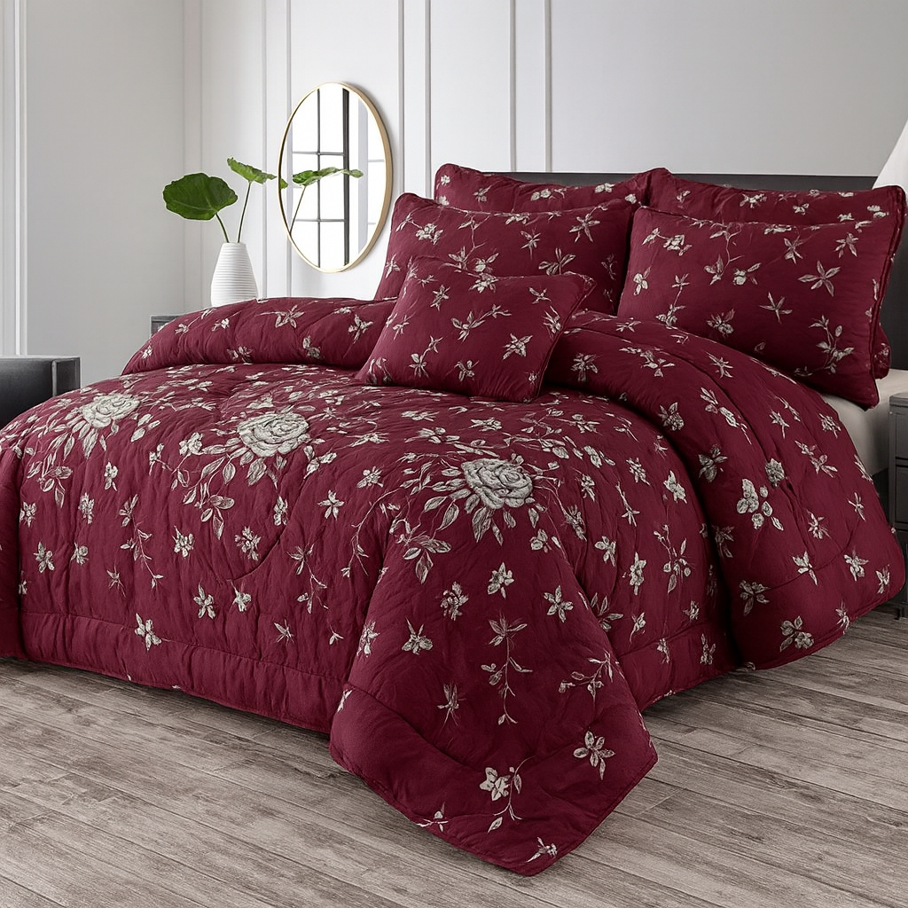 Winter Quilt/Razai Set WR-2544 (Heavy polyester Filling)
