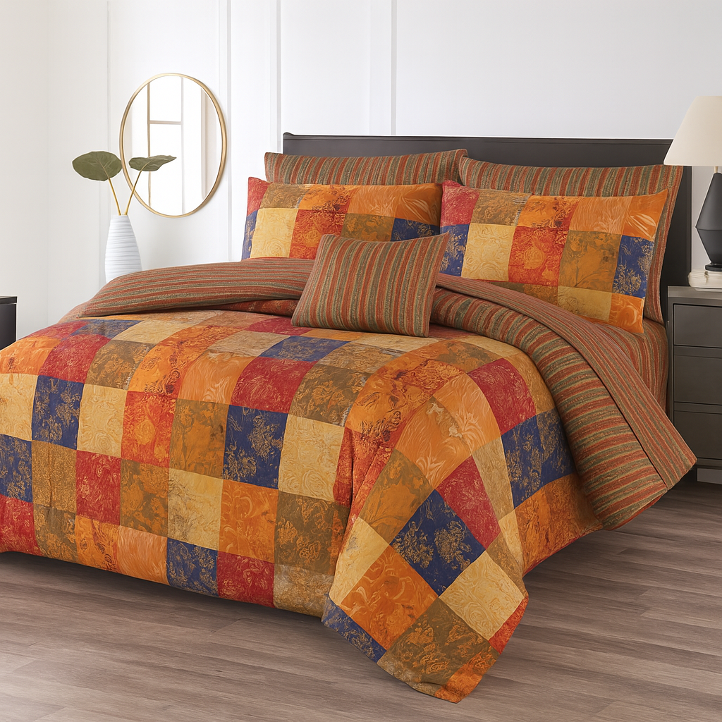 Winter Quilt/Razai Set WR-2538 (Heavy polyester Filling)