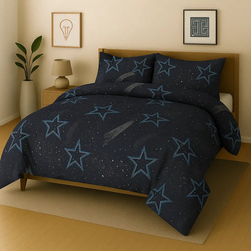 Pure Cotton 3pc Bedsheet Set  WF-138