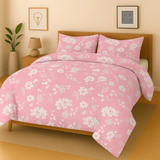 Pure Cotton 3pc Bedsheet Set  WF-128