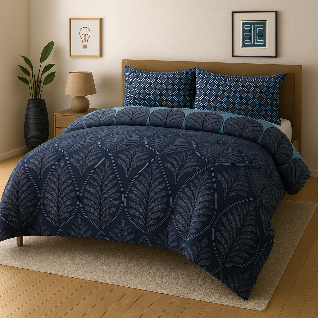 Cotton 3pc Bedsheet Set  MN-28