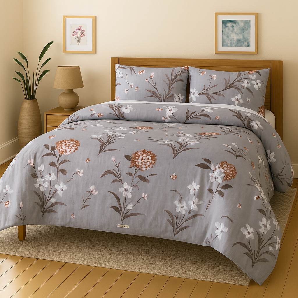 Cotton 3pc Bedsheet Set  WF-76