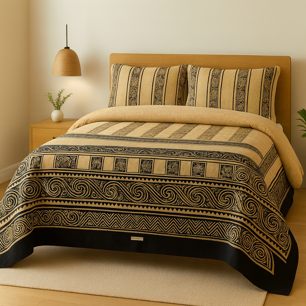Cotton 3pc Bedsheet Set  MN-42