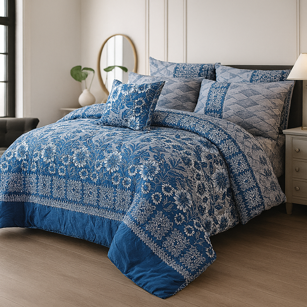 Cotton 7pc Comforter Set S-60