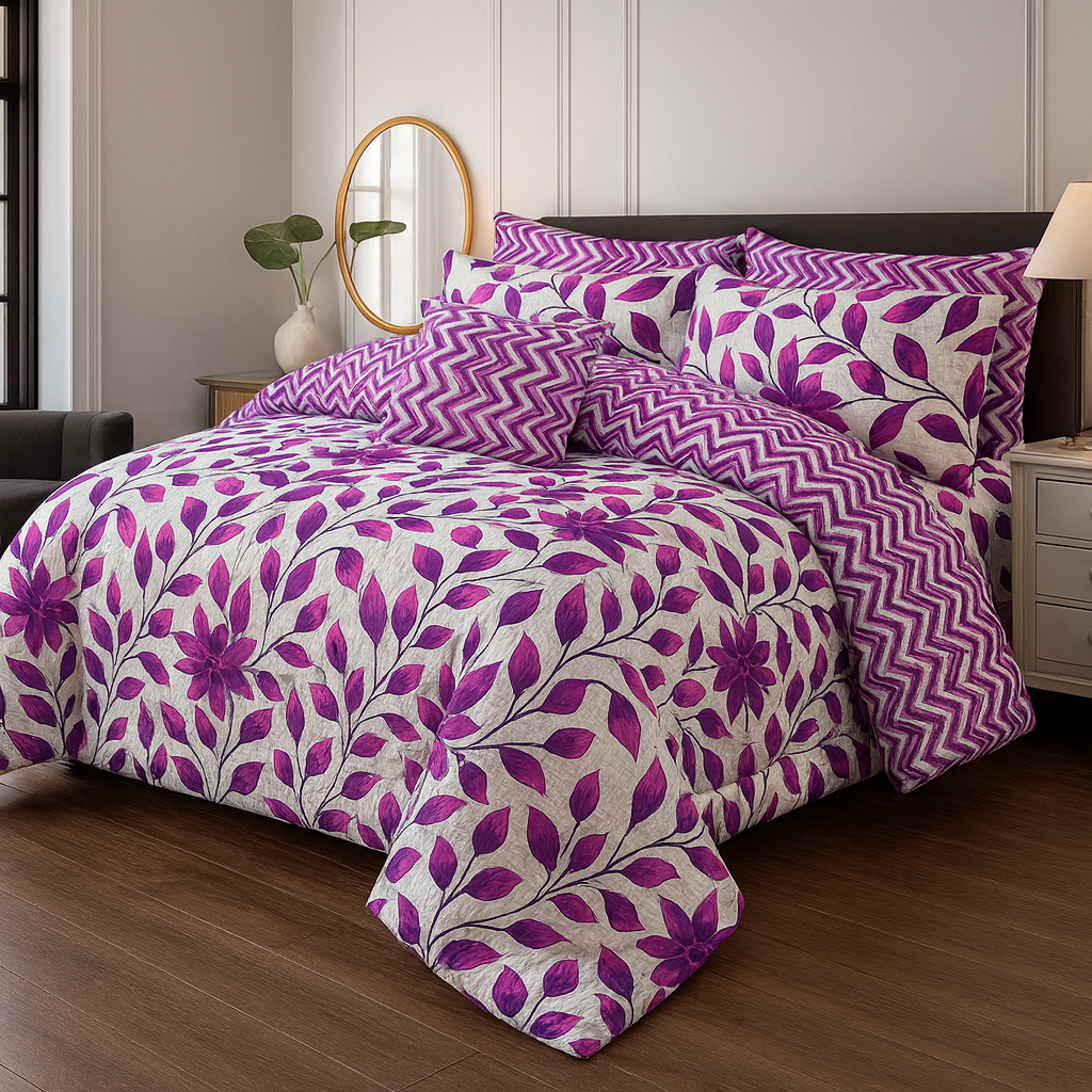 Cotton 7pc Comforter Set S-67
