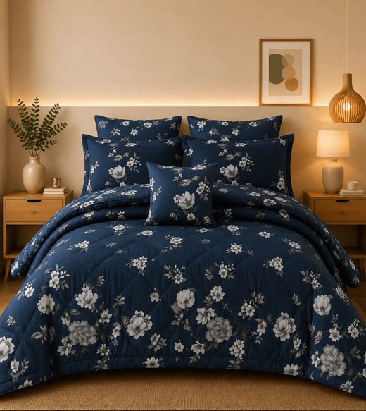 7 Pcs  Comforter Set Mh-847