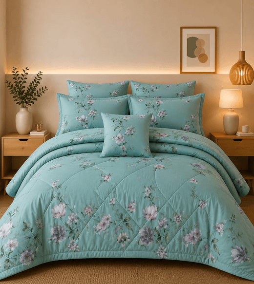 Salma Hassan 7 Pcs Summer Comforter Set 918