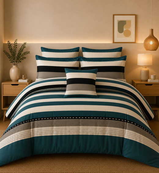 7 Pcs  Comforter Set Mh-794