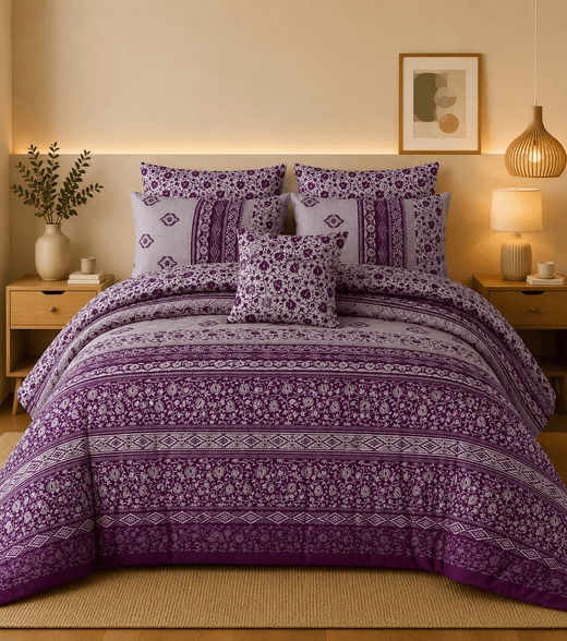 7 Pcs comforter Set Mh-739