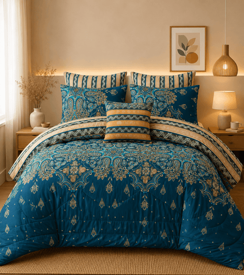 7 Pcs Comforter Set Mh-727