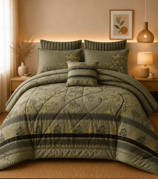 7 Pcs Summer Comforter Set  SR-907