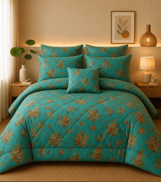 7 Pcs  Comforter Set Mh-820