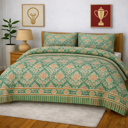 3pc Cotton Bedsheet Set WF-334