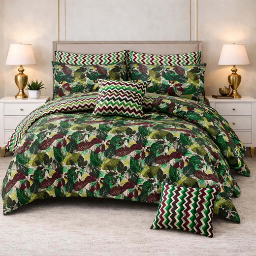 7 Pcs  Comforter Set Mh-759