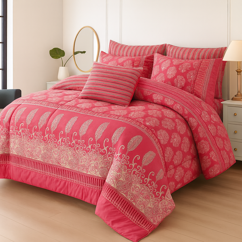 Winter Razai/Quilt 7pc Set Pure Cotton WR-2610