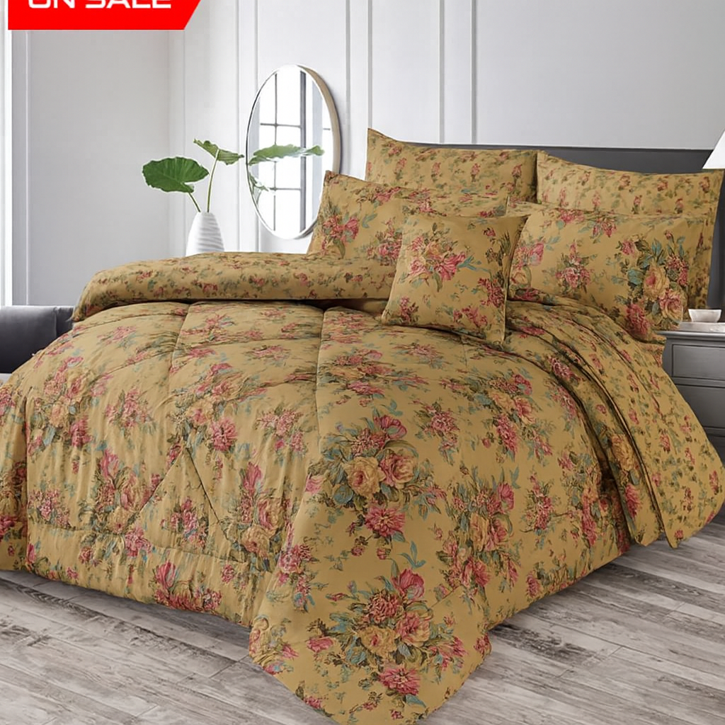 Hot Selling 7 Pcs Comforter Set SR-916