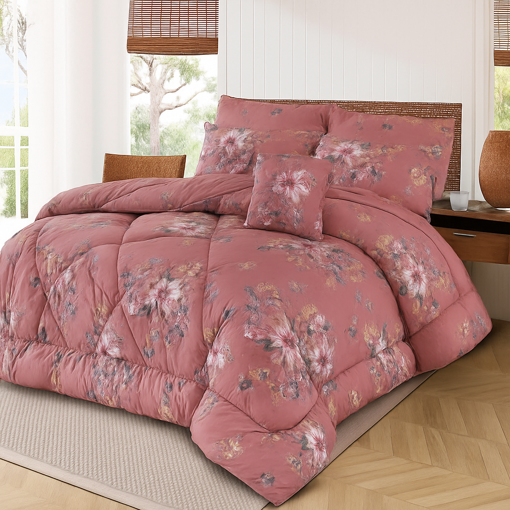 Winter Quilt/Razai Set WR-2545 (Heavy polyester Filling)