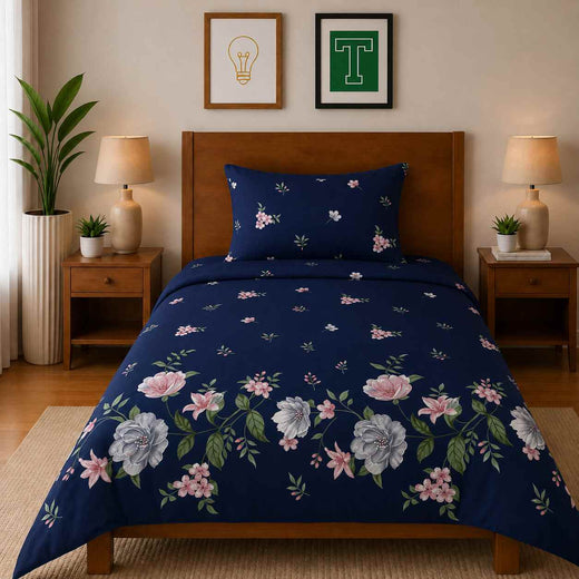 Single Bedsheet Pure Cotton D-74o