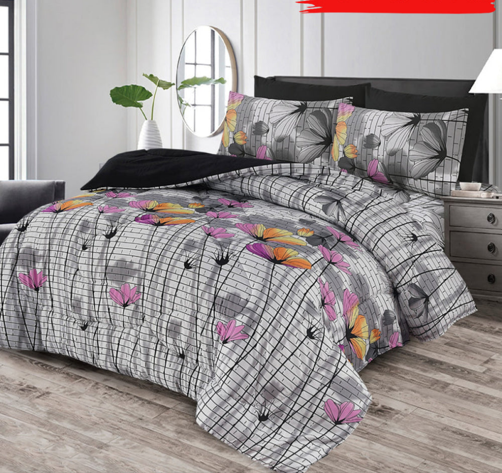 Winter Quilt/Razai Set Pure Cotton - 2478