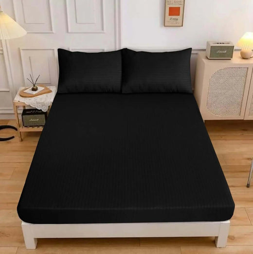 Fitted Bedsheet Satin Stripe 10