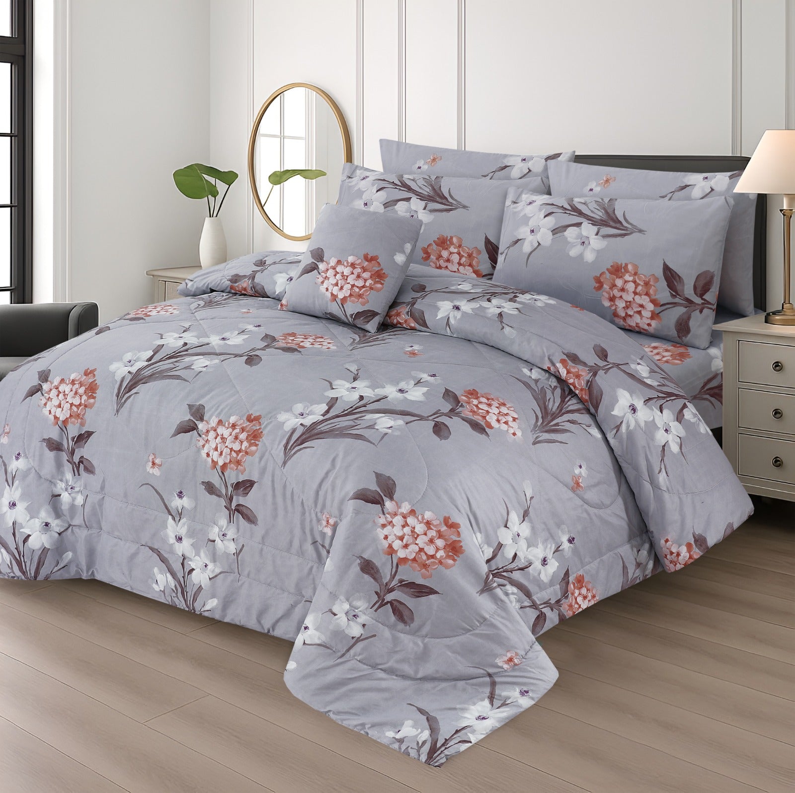 Cotton 7pc Comforter Set S-79