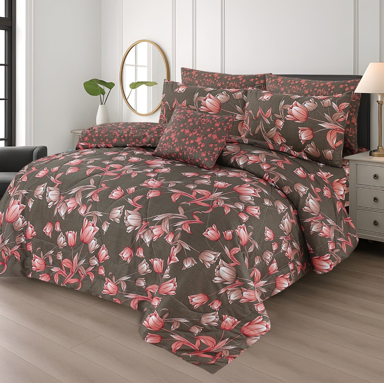 7 Pcs  Comforter Set Mh-792