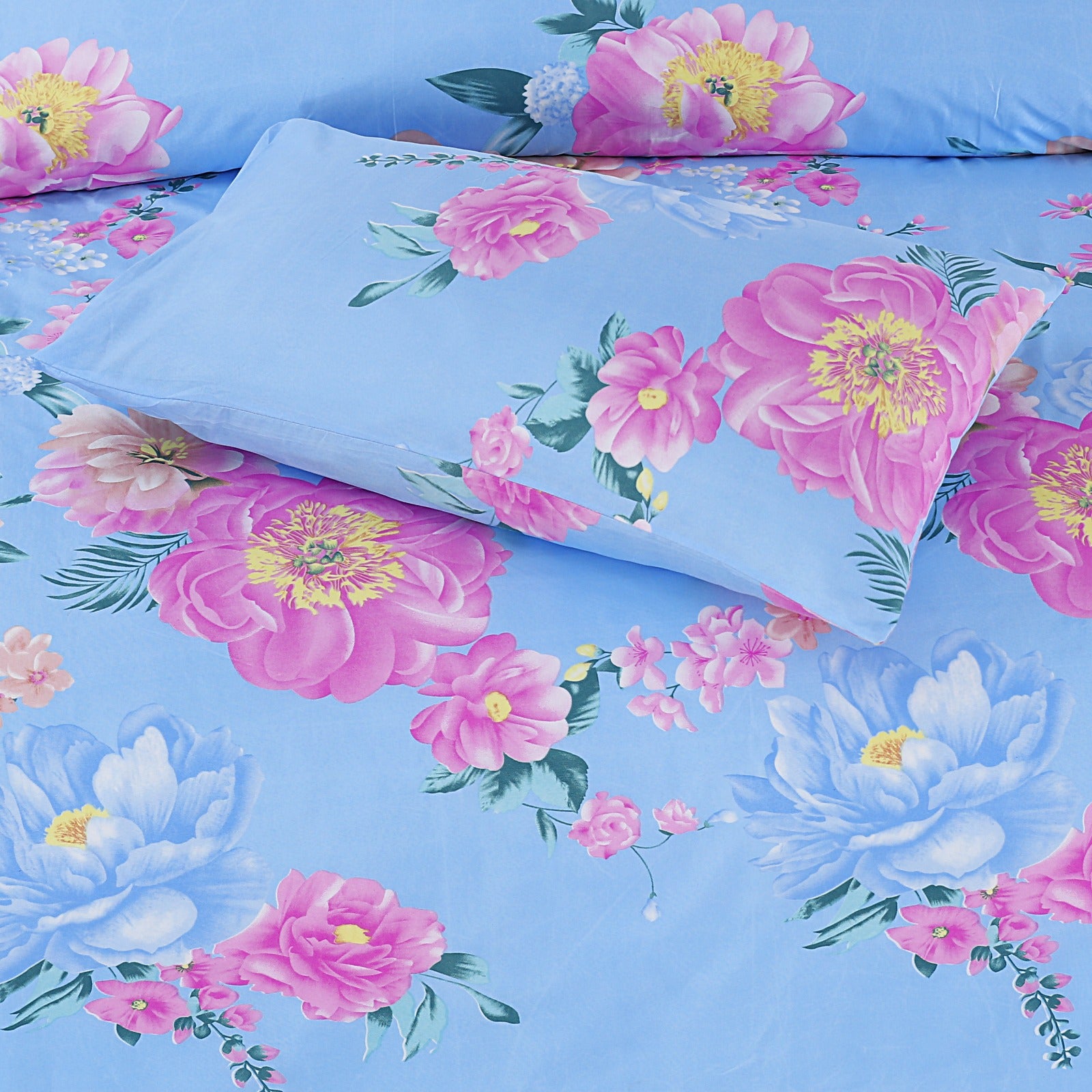 Pure Cotton 3pc Bedsheet Set  WF-160